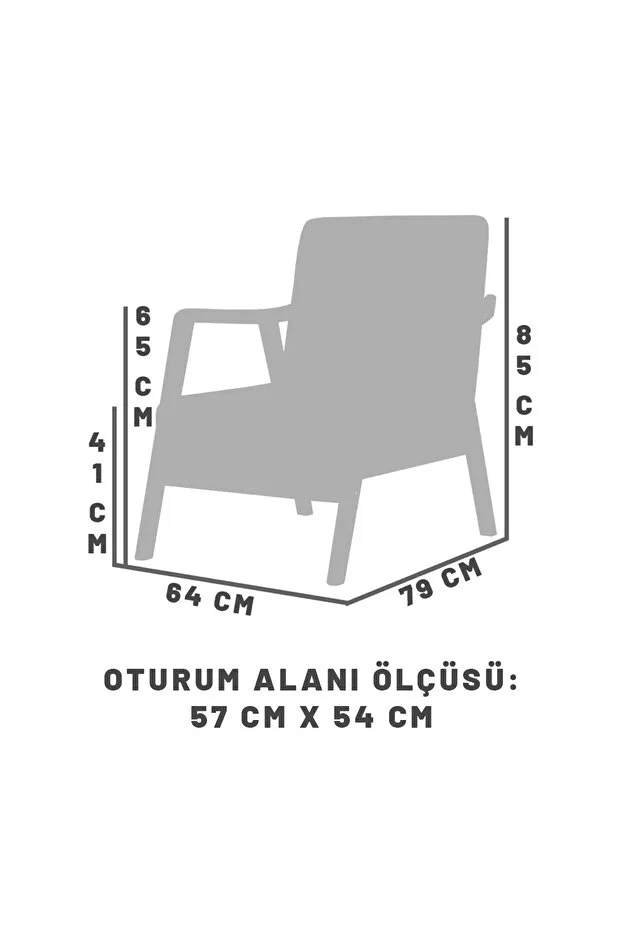 Rock Bohem Sallanır Berjer, Kırık Beyaz